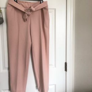 NWOT Blush paper bag pant
